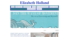 Desktop Screenshot of elizabeth-holland.com